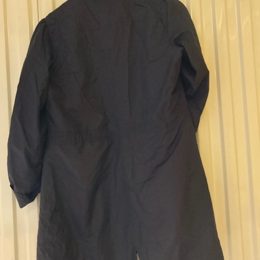 𝅺hawke & Co Solid Navy Blue Lightweight/Zip Front / Windbreaker Jacket . M